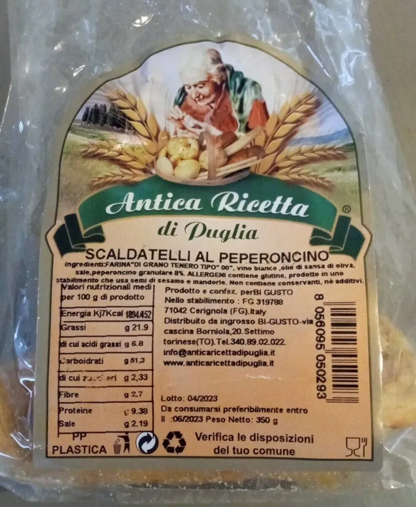 Scaldatelli al peperoncino