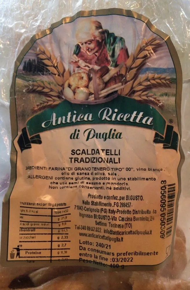 Scaldatelli tradizionali
