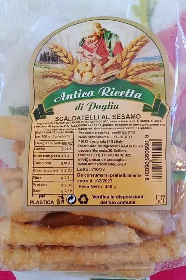 Scaldatelli al sesamo
