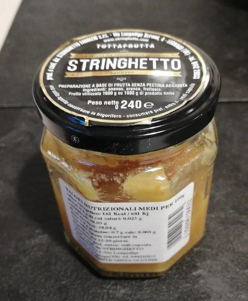 Marmellata di arance e ananas