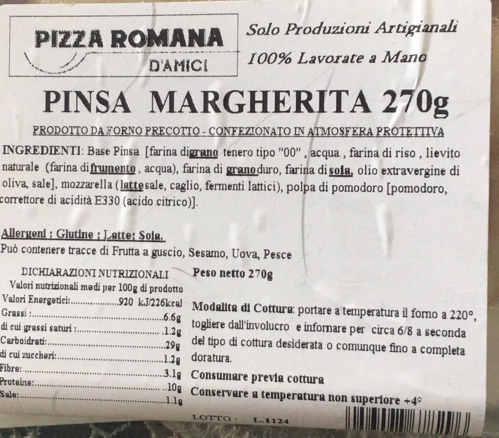Pinsa Margherita
