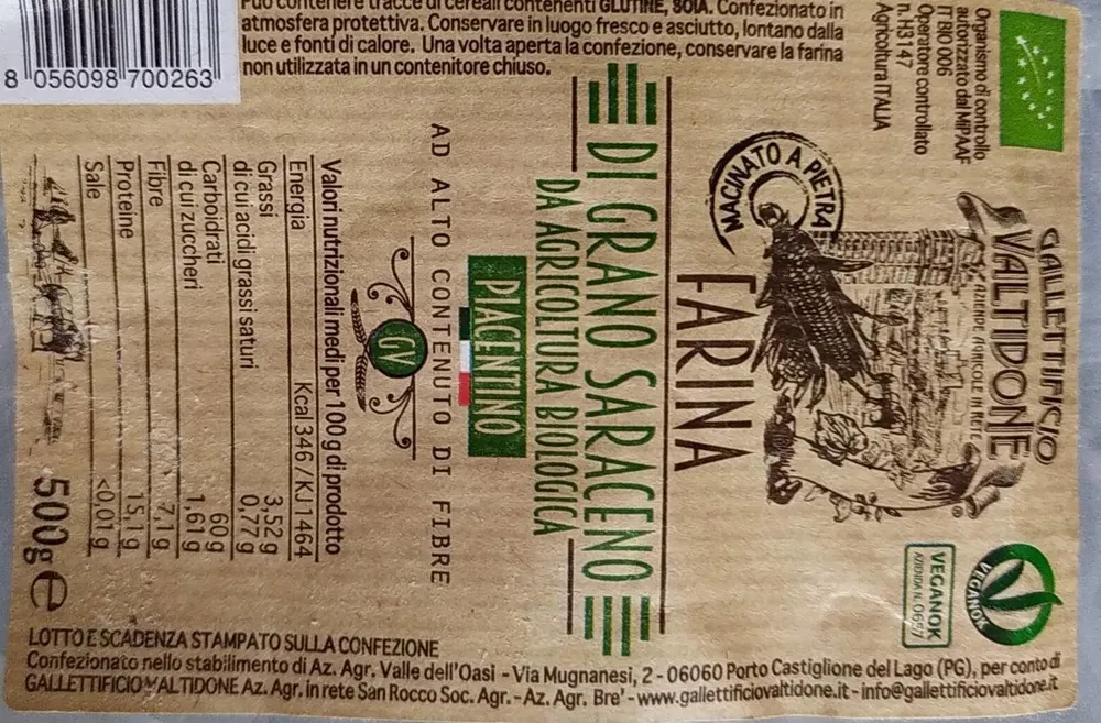 Farina di grano saraceno