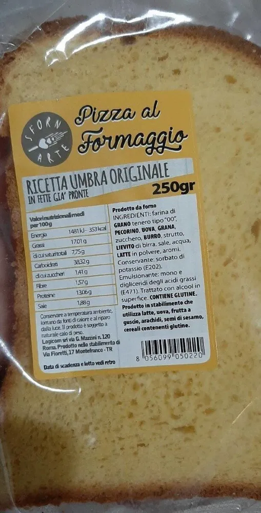 Pizza al formaggio