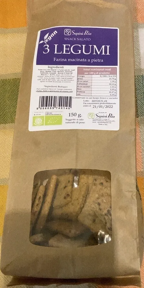 Snack salato 3 Legumi