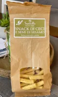 Snack di ceci e semi di sasamo