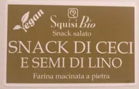 Snackdi ceci e semi di lino