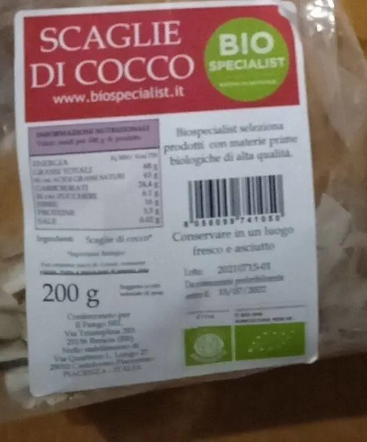 Scaglie di cocco