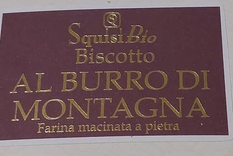 Biscotti con burro di montagna