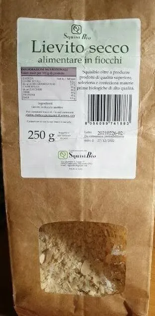 Lievito secco alimentare in fiocchi