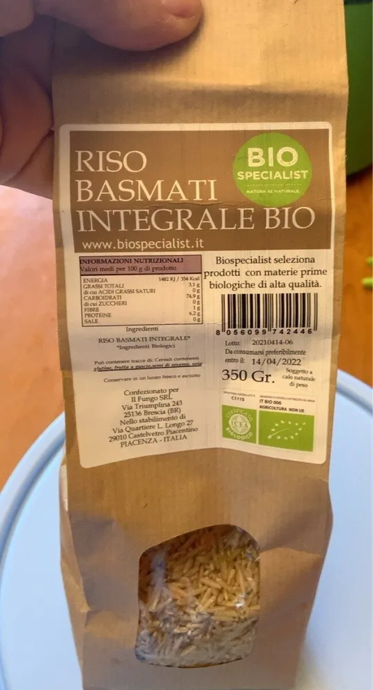 Riso basmati integrale