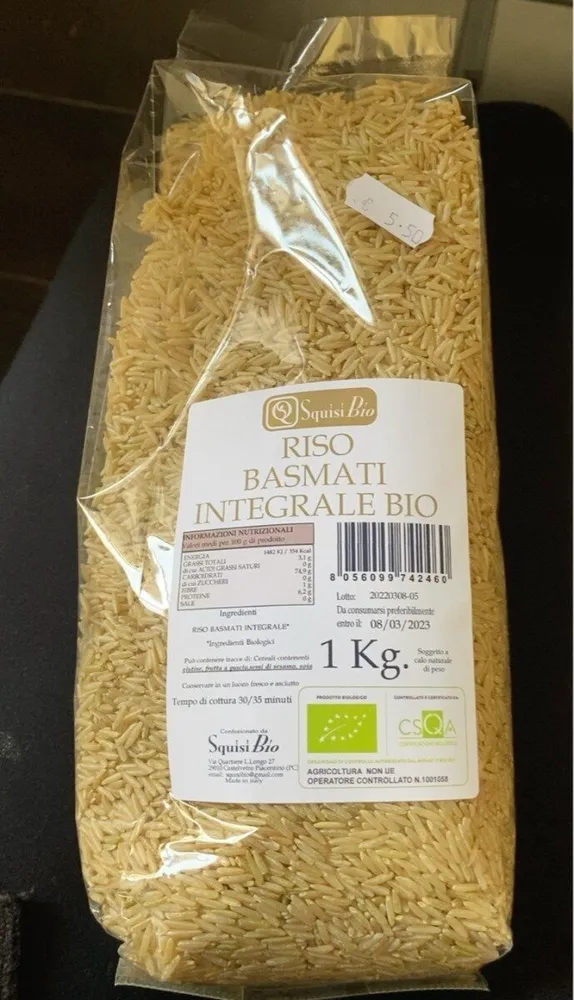 Riso basmati integrale