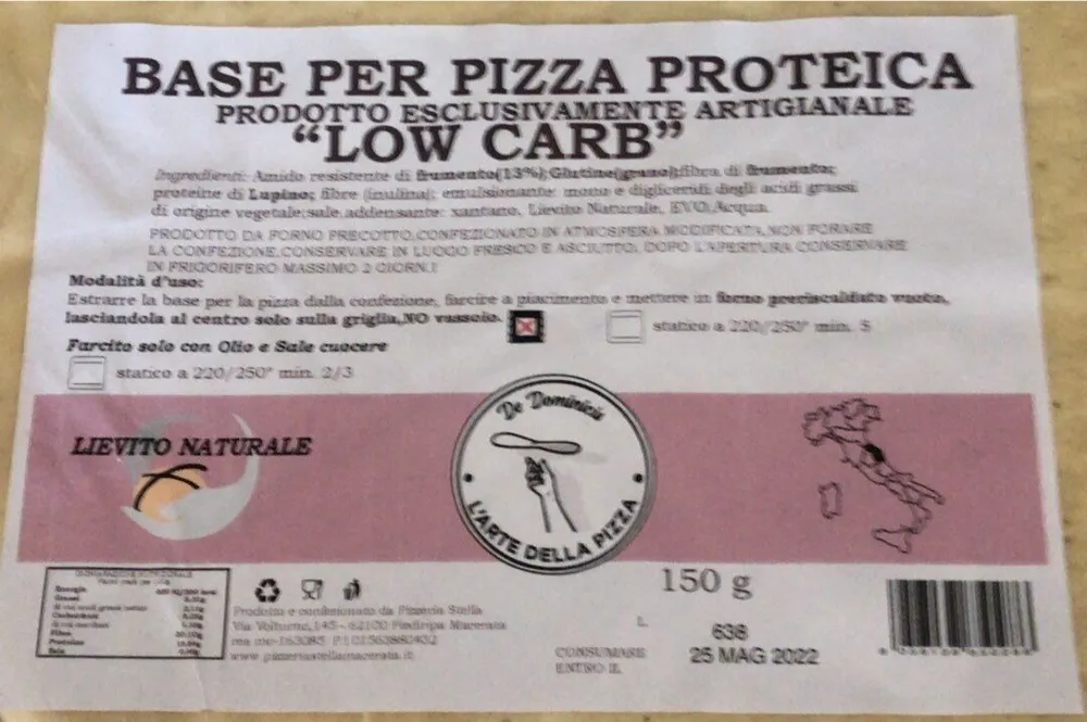 Base pizza proteica