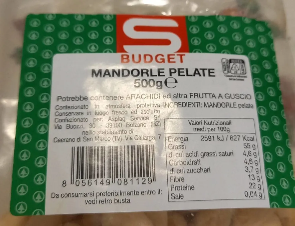 Mandorle pelate