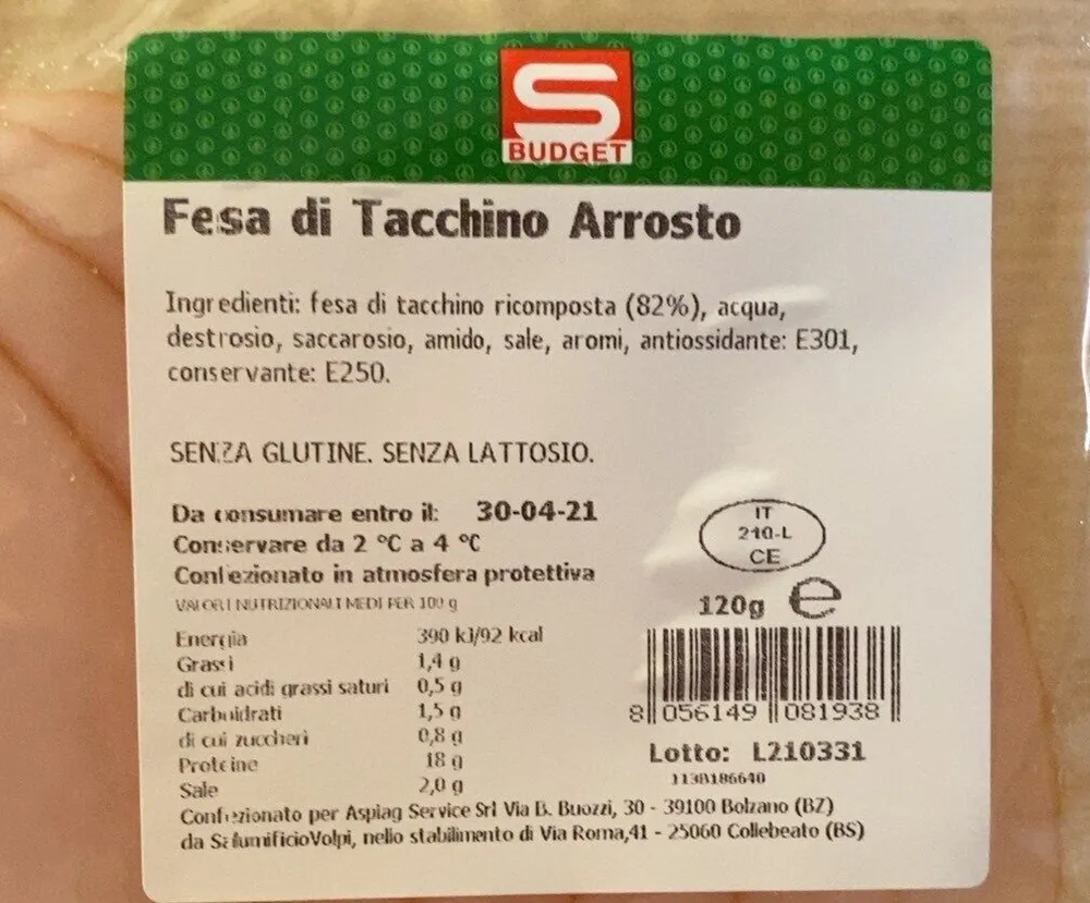 Fesa di tacchino arrosto