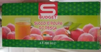 Succo e polpa di pesca