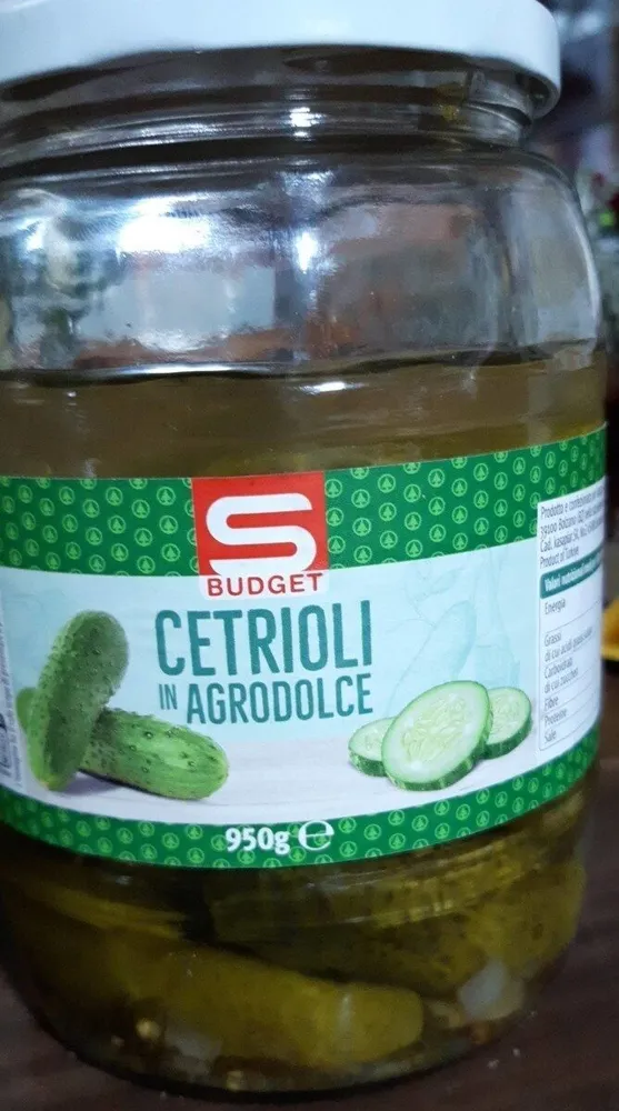 Cetrioli in agrodolce