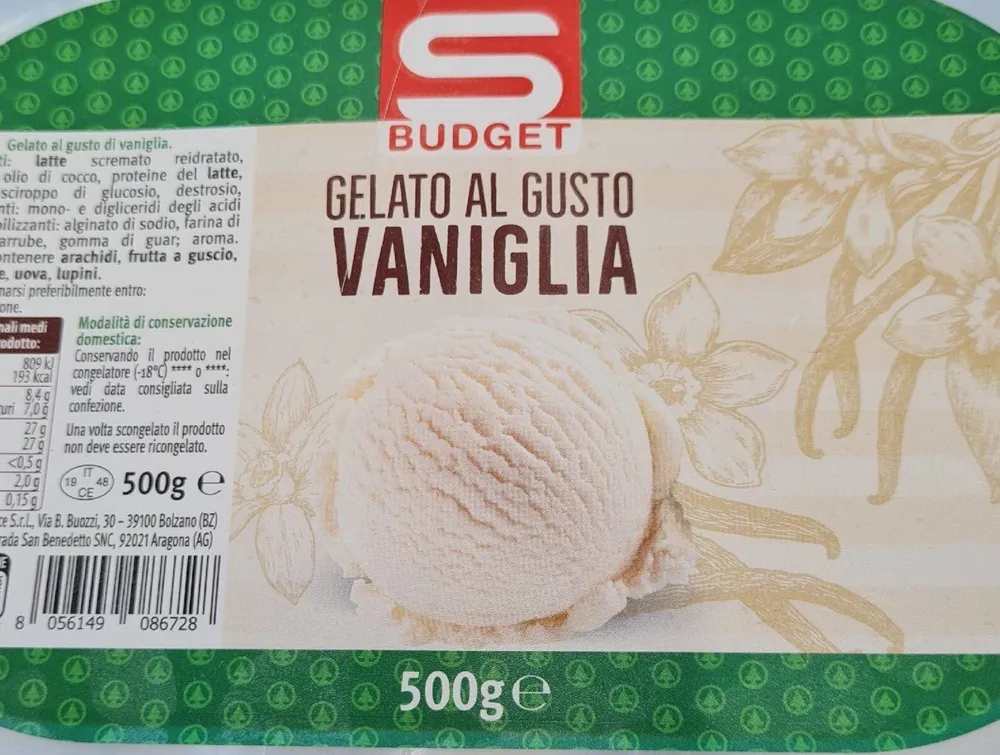 Gelato al gusto vaniglia