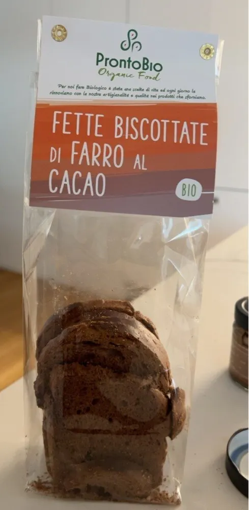 Fette biscottate di Farro al cacao