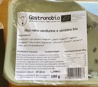 Riso nero verdurine e zenzero bio