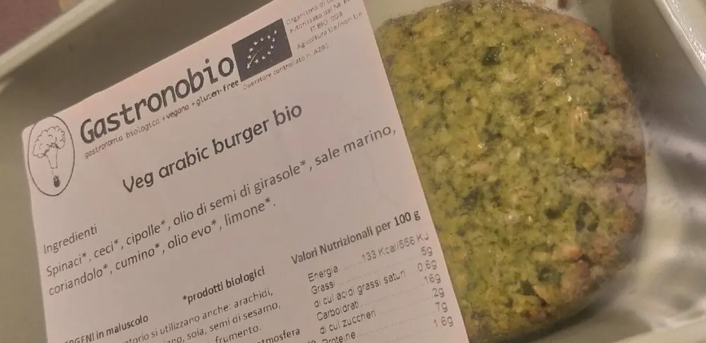 veg arabic burger
