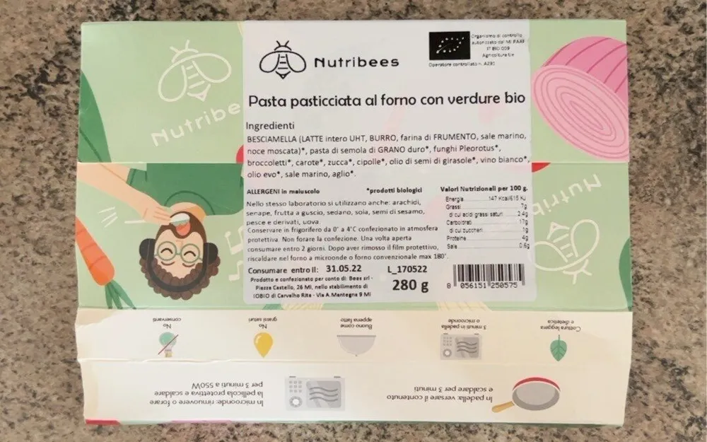 Pasta pasticciata al forno con verdure BIO