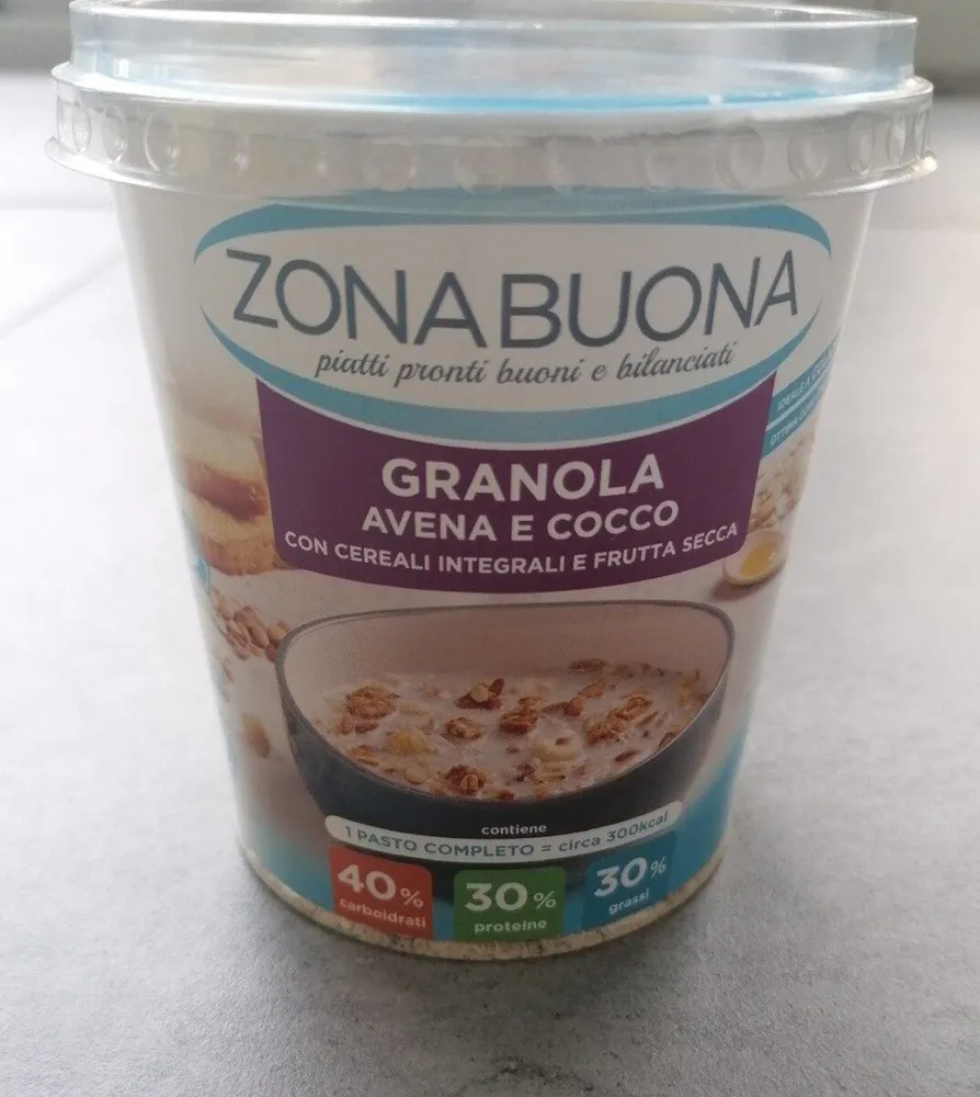 Granola Avena e cocco