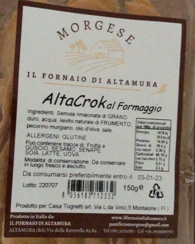 AltaCrok al Formaggio