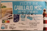 Filet de cabillaud msc