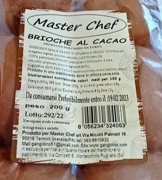 Brioche al cacao