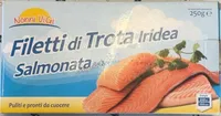 Filetti di trota iridea salmonata