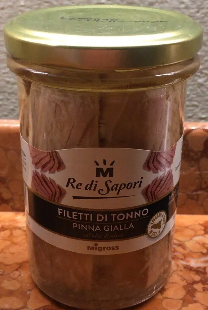 Filetti di tonno pinna gialla all’olio di oliva