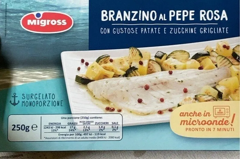 branzino al pepe rosa