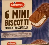6 mini biscotti cioco stracciatella