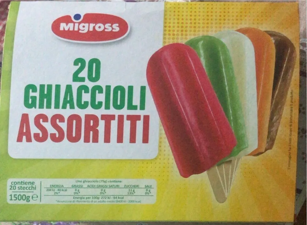 20 Ghiaccioli Assortiti