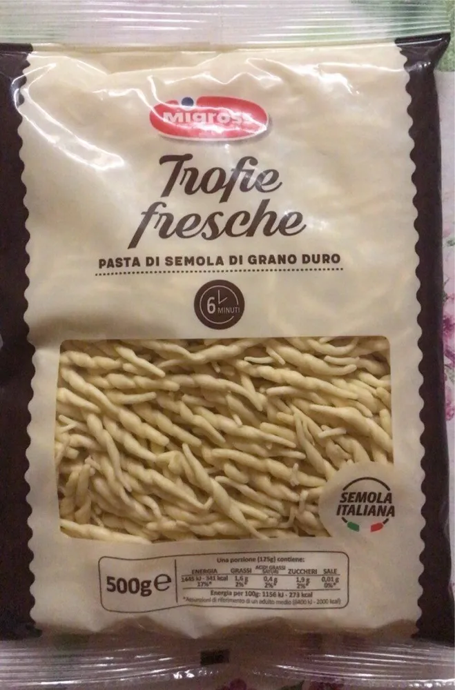 Trofie fresche