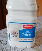 latte intero uht a lunga conservazione