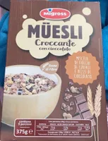 Müesi croccante con cioccolato