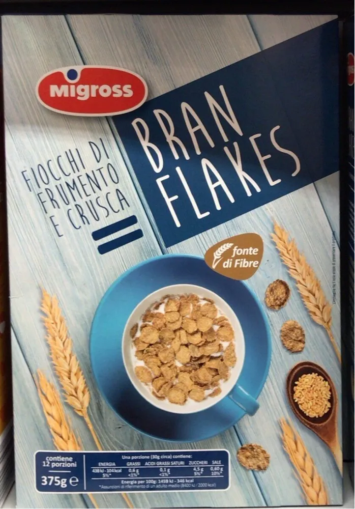 Bran flakes fiocchi di frumento e crusca