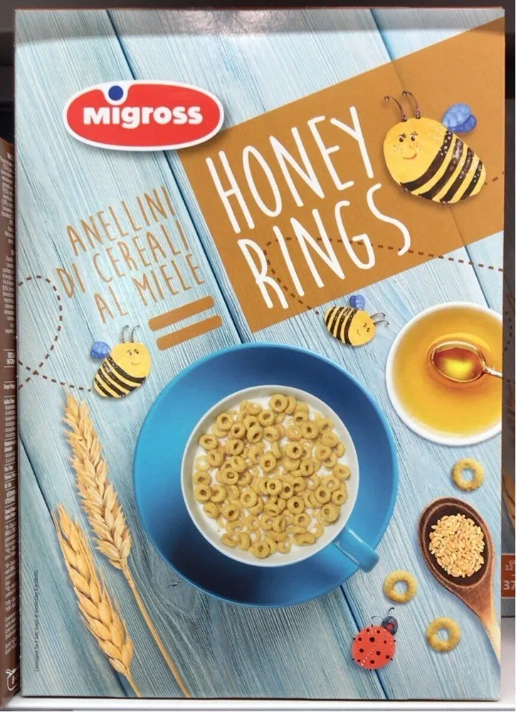 Honey rings anellini di cereali al miele