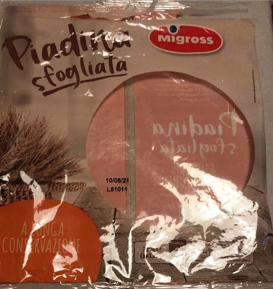 Piadina sfogliata