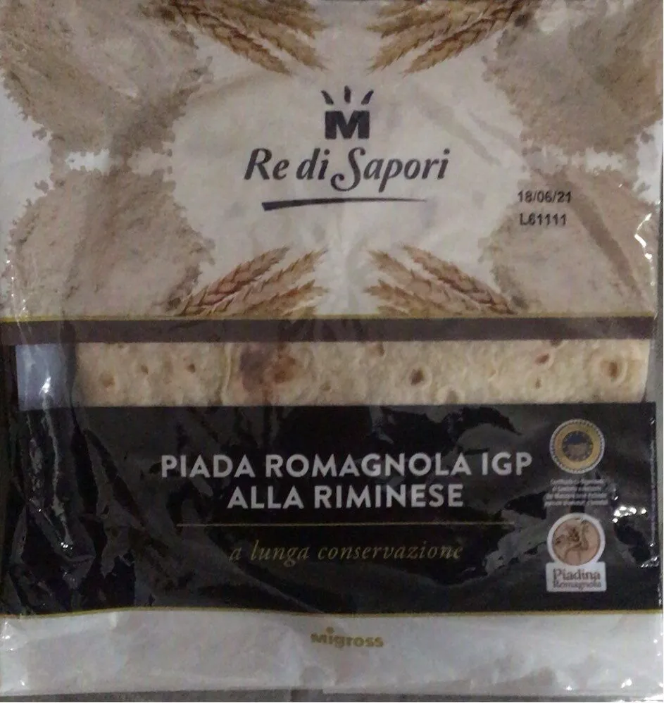 Piada Romagnola IGP alla Riminese