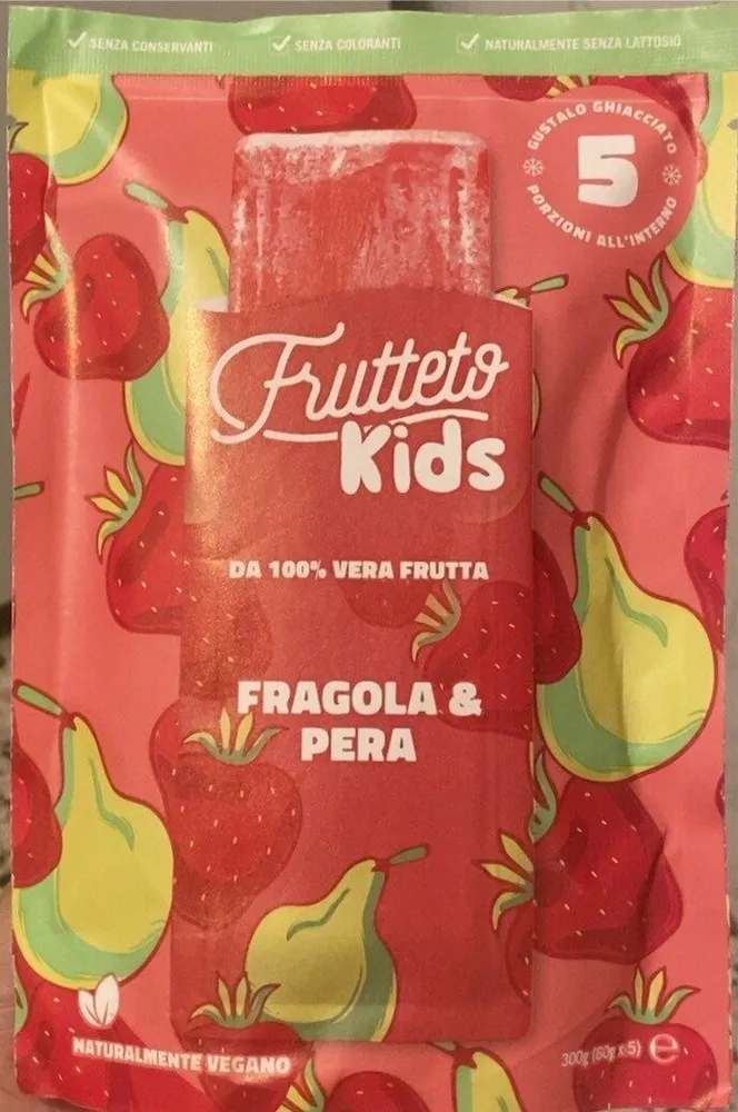 Frutteto kids fragola e pera
