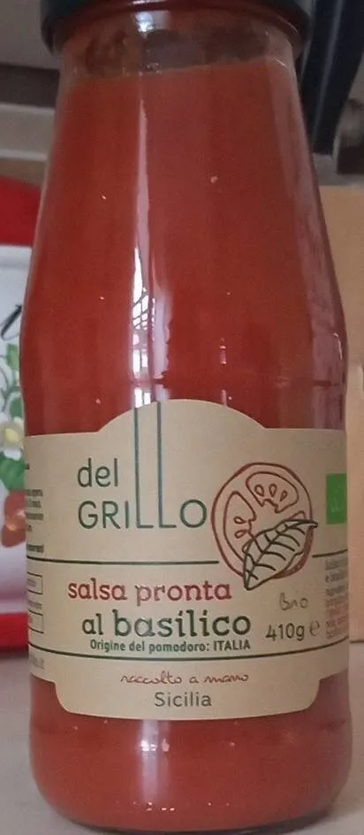 Salsa pronta al basilico