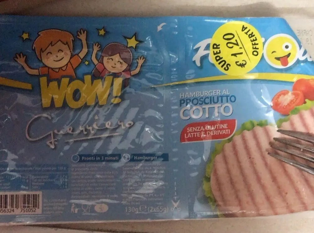 hamburgher al prosciutto cotto