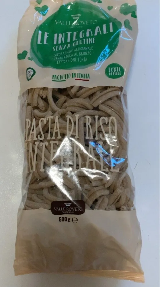 Pasta di riso integrale