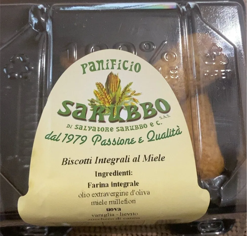 Biscotti integrali al miele