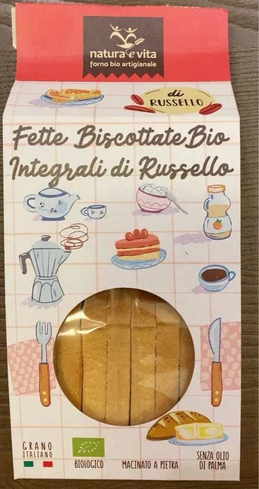 Fette Biscottate Bio integrali di Russello