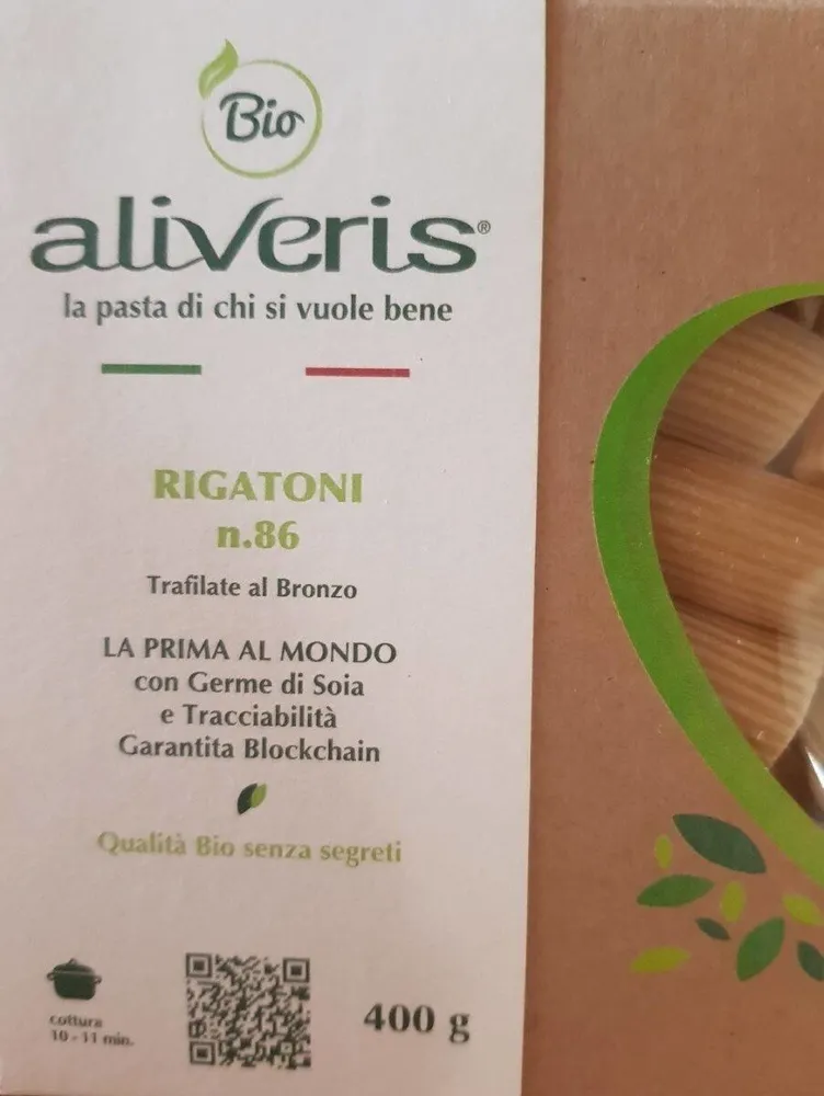 Pasta Aliveris bio