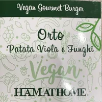 Vegan Gourmet Burger Orto Patata Viola e Funghi