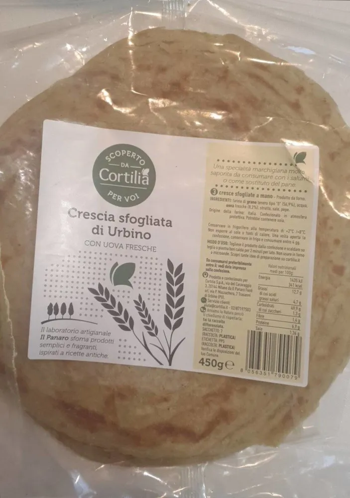 Crescia sfogliata di Urbino